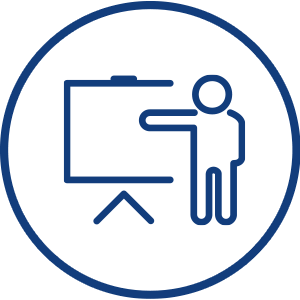 eupati training person teaching icon